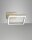 LED Deckenleuchte Aluminium 3000K Gold H:5,5 cm