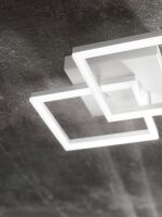 LED Deckenleuchte Aluminium 3000K Weiß dimmbar B:45 cm