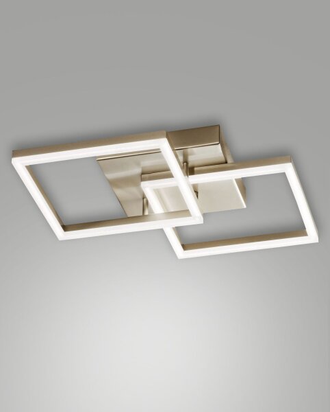 LED Deckenleuchte Aluminium 3000K Gold dimmbar L:45 cm