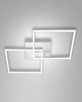 LED Deckenleuchte Aluminium 3000K Wei&szlig; dimmbar L:65 cm