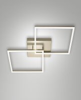 LED Deckenleuchte Aluminium 3000K Gold B:65 cm Modern