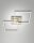 LED Deckenleuchte Aluminium 3000K Gold B:65 cm Modern