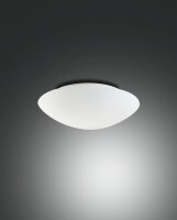 Deckenleuchte Glas E27 Weiß B:25 cm blendarm dekorativ