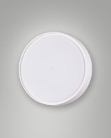 LED Deckenleuchte IP65 3000K Sensor Wei&szlig; &Oslash;25 cm rund