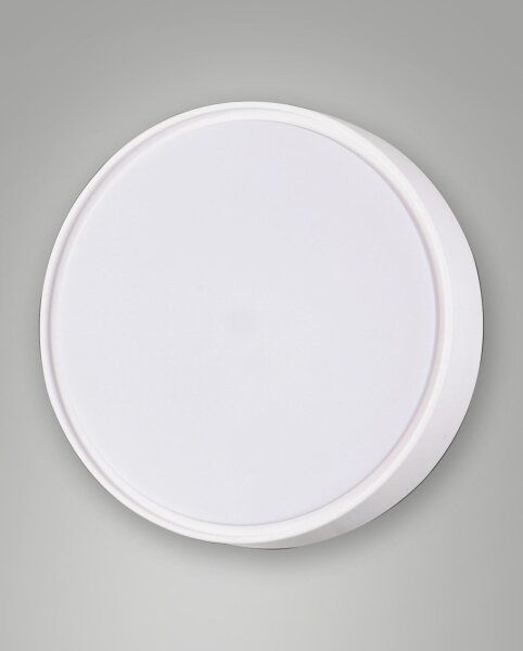 LED Deckenleuchte IP65 3000K Weiß B:30 cm dekorativ