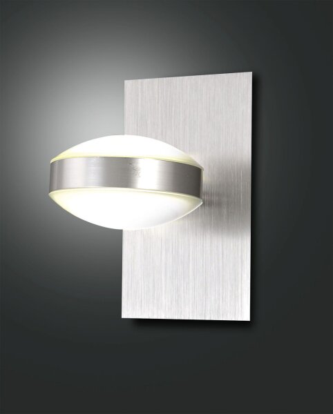 LED Wandleuchte Nickel Up Down 3000K B:10 cm indirekt