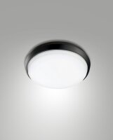 LED Deckenleuchte Aluminium IP54 3000K Weiß Schwarz