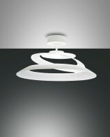LED Deckenleuchte Glas 3000K Weiß dimmbar B:53 cm