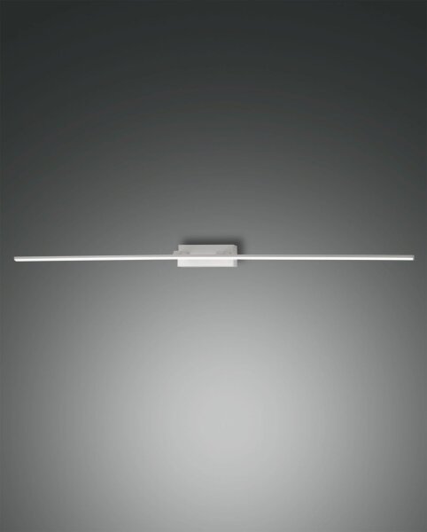 LED Wandleuchte IP44 3000K Metall Weiß B:109,5 cm