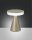 LED Tischleuchte Gold 3000K H:20 cm blendarm dekorativ