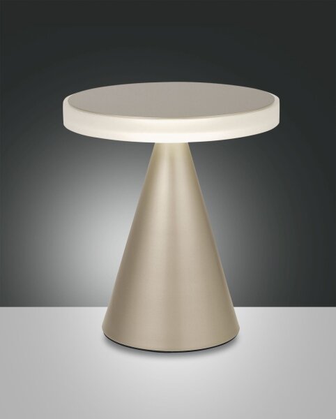 LED Tischleuchte Gold 3000K H:27 cm 1260 lm dekorativ