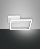 LED Deckenleuchte Aluminium 4000K Wei&szlig; dimmbar B:30 cm