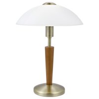 Dimmbare Tischleuchte Nuss &Oslash;26cm