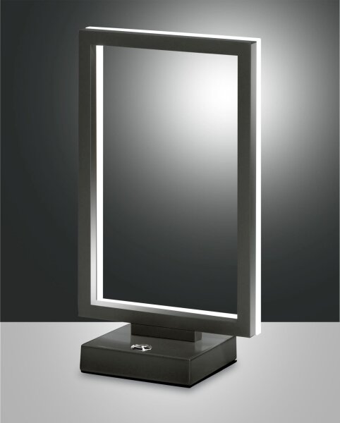 LED Tischleuchte Aluminium 3000K Anthrazit dimmbar