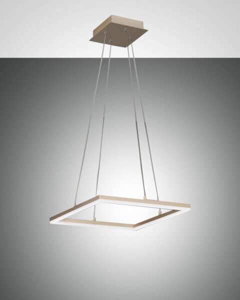 LED Hängelampe Aluminium IP40 3000K Gold L:42 cm