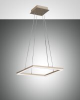LED Hängelampe Aluminium IP40 3000K Gold L:42 cm