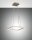 LED Hängelampe Aluminium IP40 3000K Gold L:42 cm
