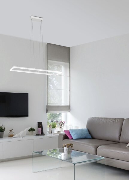 LED Hängelampe Aluminium IP40 3000K Weiß L:92 cm