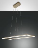 LED Pendelleuchte Aluminium IP40 3000K Gold L:92 cm