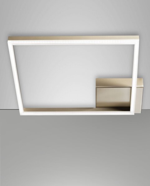 LED Deckenleuchte Aluminium 3000K Gold H:6,5 cm