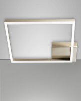 LED Deckenleuchte Aluminium 3000K Gold H:6,5 cm