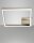 LED Deckenleuchte Aluminium 3000K Gold H:6,5 cm