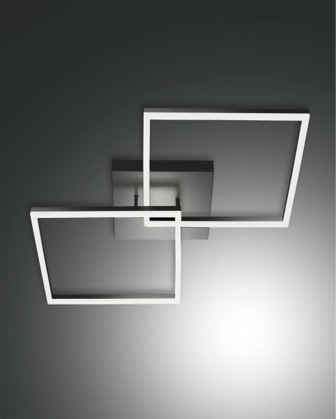 LED Deckenleuchte Aluminium 4000K Anthrazit L:65 cm