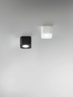 LED Deckenleuchte Aluminium 3000K Wei&szlig; B:6,5 cm