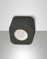 LED Deckenleuchte Aluminium 3000K Anthrazit H:5 cm