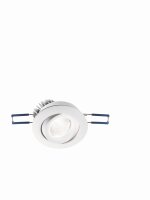 LED Einbauleuchte Aluminium IP40 3000K Wei&szlig; L:8,2 cm