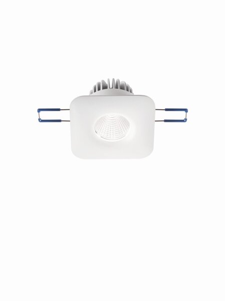 LED Einbauleuchte IP40 3000K Aluminium Weiß B:8,2 cm
