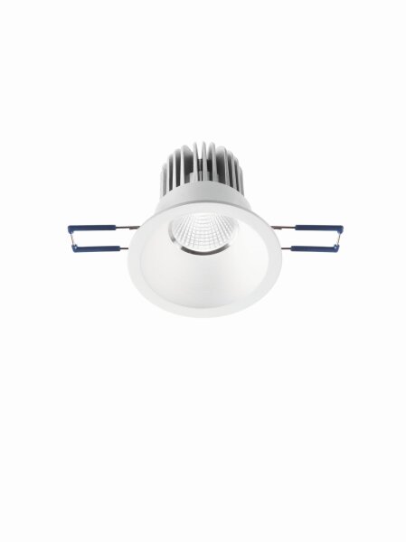 LED Einbauleuchte IP40 3000K Weiß Aluminium B:8,2 cm