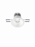 LED Einbauleuchte IP40 3000K Wei&szlig; Aluminium B:8,2 cm