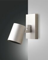 Wandstrahler Aluminium GU10 B:9 cm schwenkbar Zeitlos