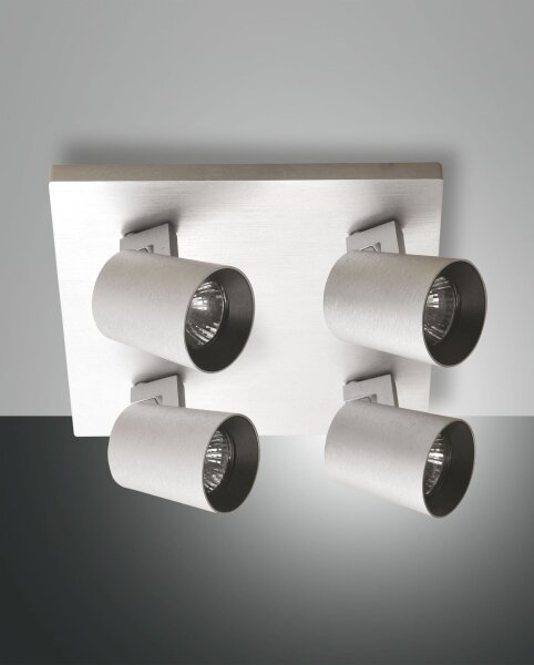 Deckenspot Aluminium GU10 L:24 cm flexibel dekorativ