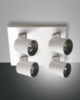 Deckenspot Aluminium GU10 L:24 cm flexibel dekorativ