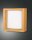 LED Wandleuchte Glas 3000K Holz Weiß T:13 cm blendarm