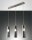 Hängelampe Nickel Rauchglas E27 L:83 cm blendarm