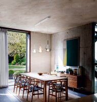 H&auml;ngelampe Glas E27 L:103 cm blendarm 3-flammig