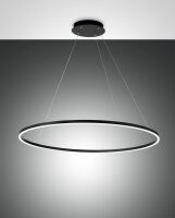 LED Pendelleuchte Schwarz 4000K rund &Oslash;100 cm 6700 lm