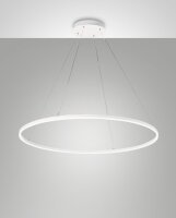 LED H&auml;ngelampe Wei&szlig; Metall 4000K dimmbar...