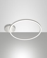 LED Deckenleuchte Wei&szlig; 3000K dimmbar L:69 cm dekorativ