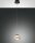 LED Pendelleuchte Bernstein 3000K Glas Schwarz &Oslash;14 cm