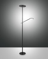 LED Stehleuchte Schwarz 3000K flexibel 179,8 cm