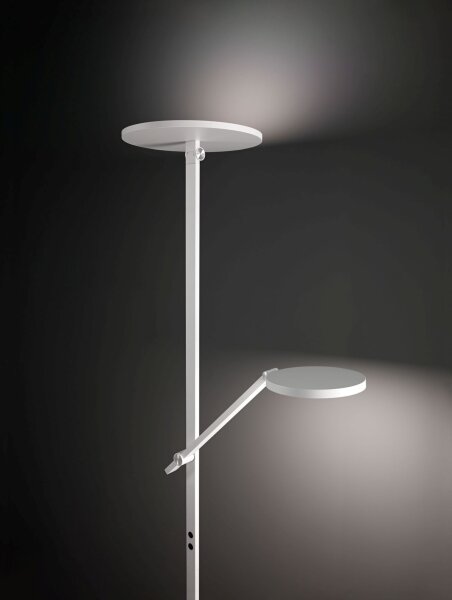 LED Stehleuchte Weiß 3000K flexibel 179,8 cm dekorativ