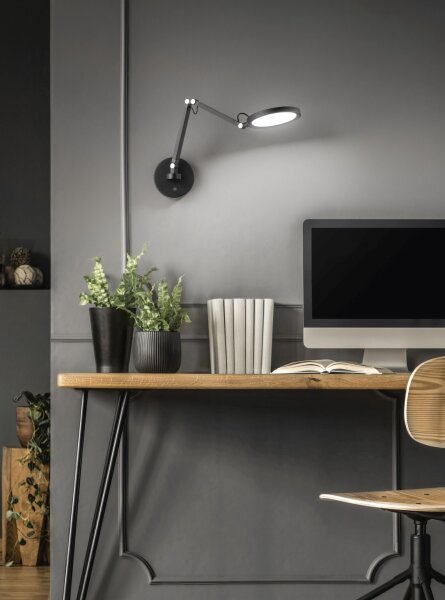 LED Wandspot Schwarz 3000/4000/5000/6000K verstellbar