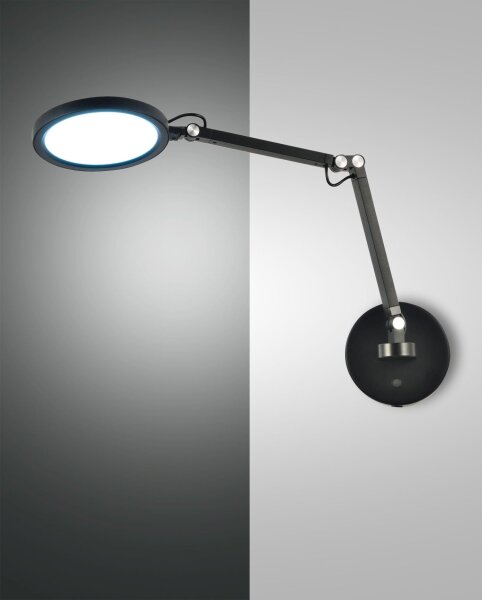 LED Wandspot Schwarz 3000/4000/5000/6000K verstellbar