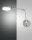 LED Wandspot Aluminium dimmbar B:12 cm verstellbar