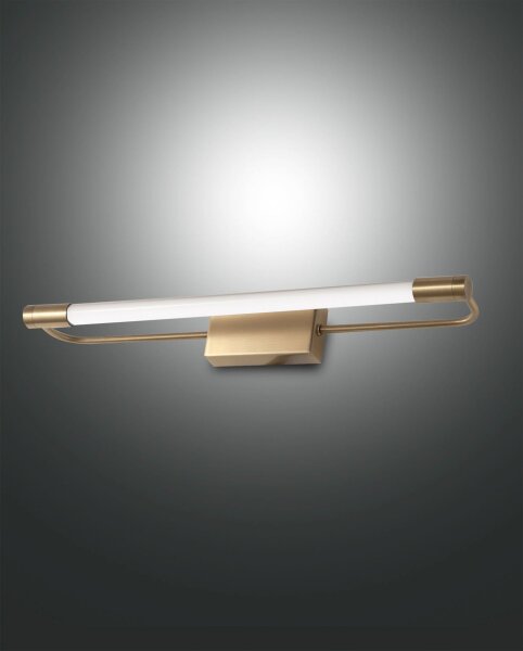 LED Wandleuchte IP44 3000K 40 cm Messing 1150 lm