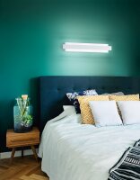 LED Wandleuchte Glas 3000K Wei&szlig; dimmbar B:60 cm